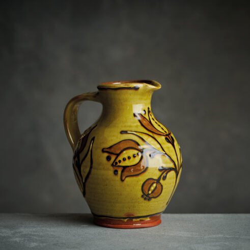 Small Tulip Jug, Green