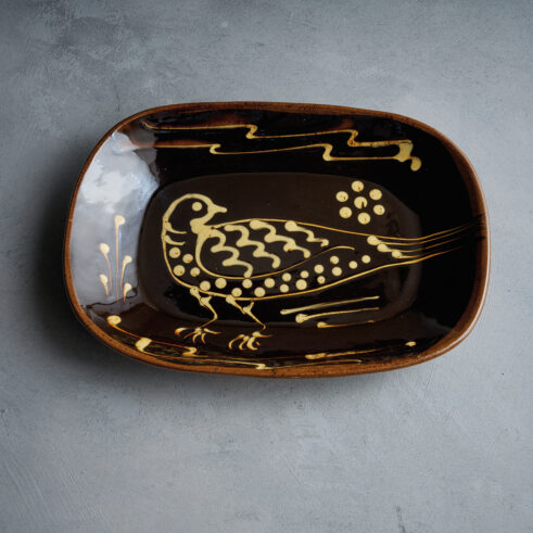 Pheasant Dish, Black
