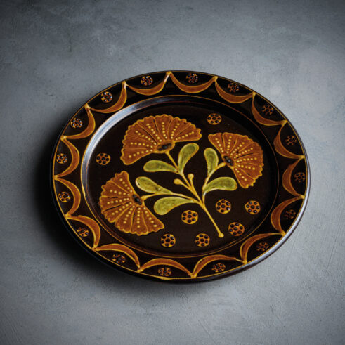 Scaevola Trio Plate, Black