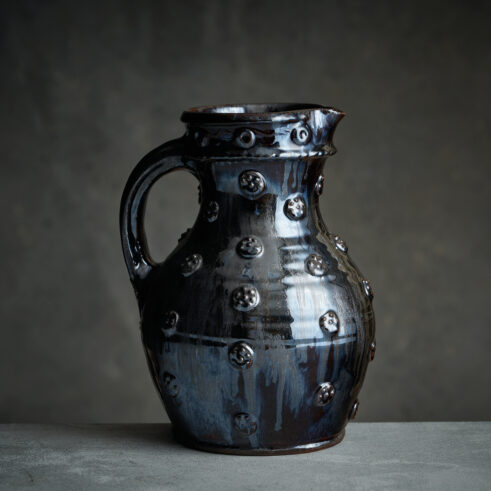 Bellied Sprig Jug, Medium, Gunmetal