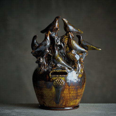 Clamour of Rooks Moneybox, Green