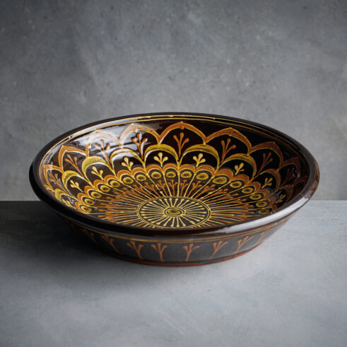 Zinnia Dish, Black