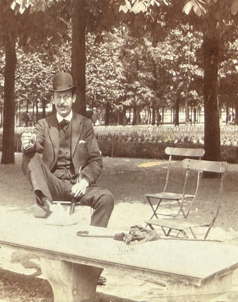 S.J. Peploe in the Luxembourg Gardens, c.1911