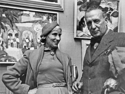 Margaret Morris and J.D. Fergusson, Glasgow, 1950s