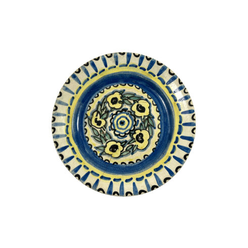 Hand Decorated Tea Plate I