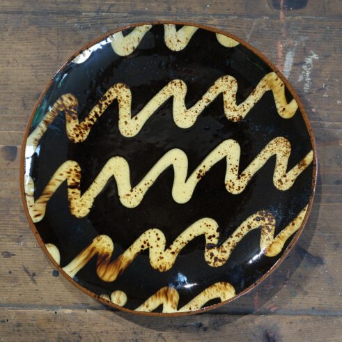 Abstract Dish V, Black