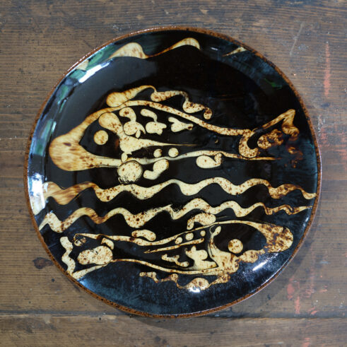 Fishes Dish, Black I