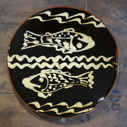Fishes Dish, Black II