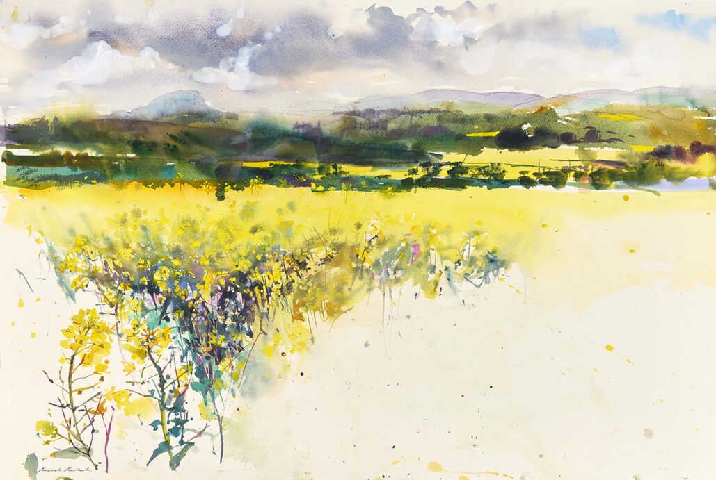 East Lothian towards Trapain Law