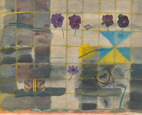 Still Life with Pansies