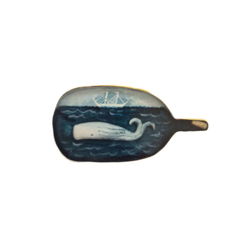Whale in a Bottle Brooch