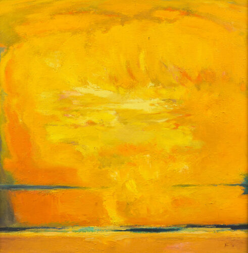 Sunset over the Sea