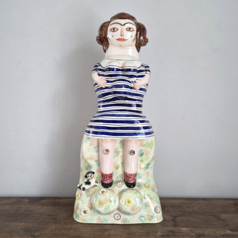 Woman With Pug