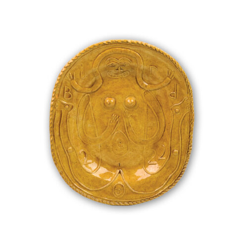 Yellow Woman Plate