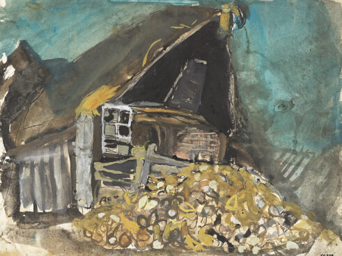 Suffolk Barn with Sugar Beet