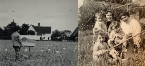 Joan Eardley in Suffolk, 1954 – By kind permission of Shiona Cant, niece of Dorothy Steel