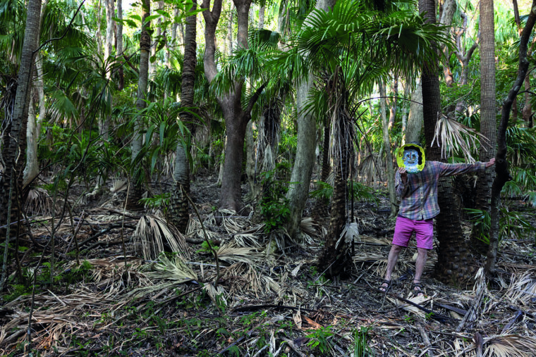 Stephen Bird in the rainforest Byron Bay