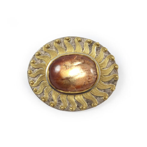 Sun Jewel Brooch