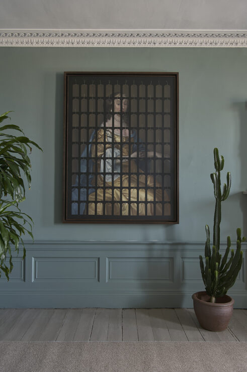 Label Anne Hyde after Sir Peter Lely, 2019 in a New Town home, Edinburgh