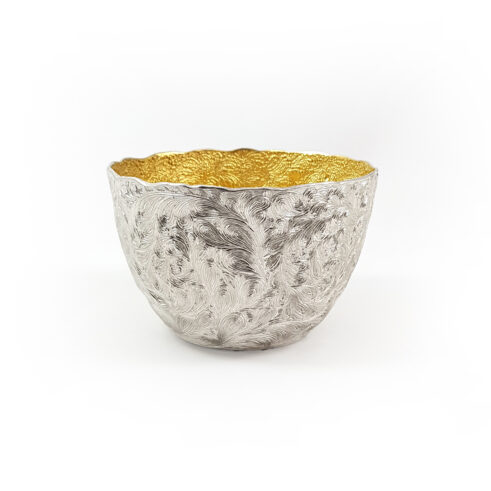 Paisley Scroll Bowl II, Electroformed