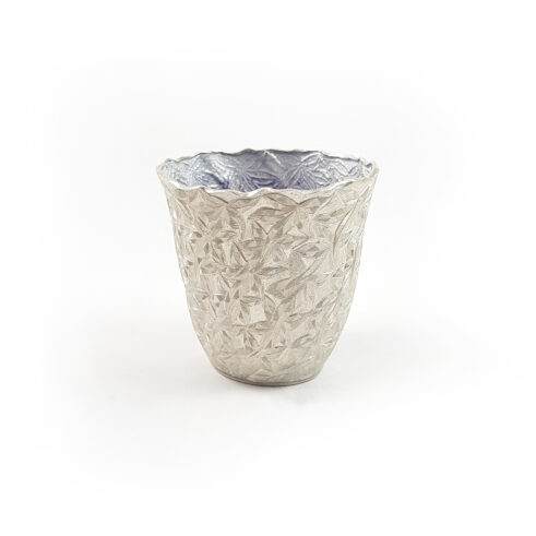 Maple Leaf Beaker I, Electroformed and Enamelled