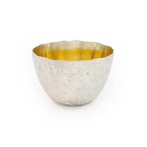 Cloud Scroll Bowl, Engraved Original
