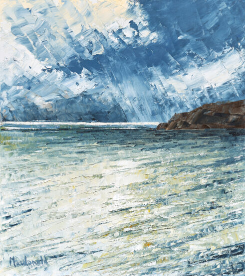 Leaden Sky & Shimmering Shallows From Applecross Village