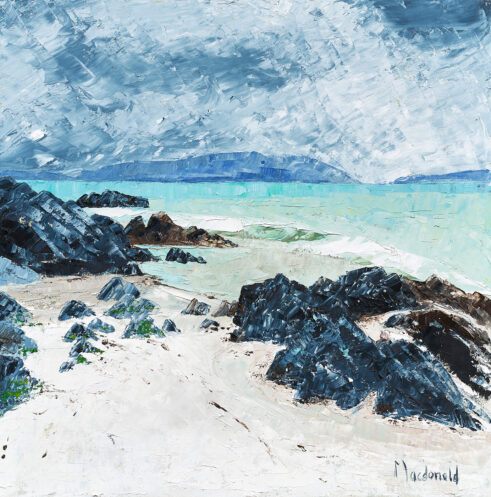 Ben Mhor in the Mist from Iona