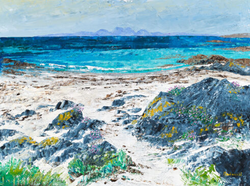 The Paps of Jura from Ronachan – Early Summer
