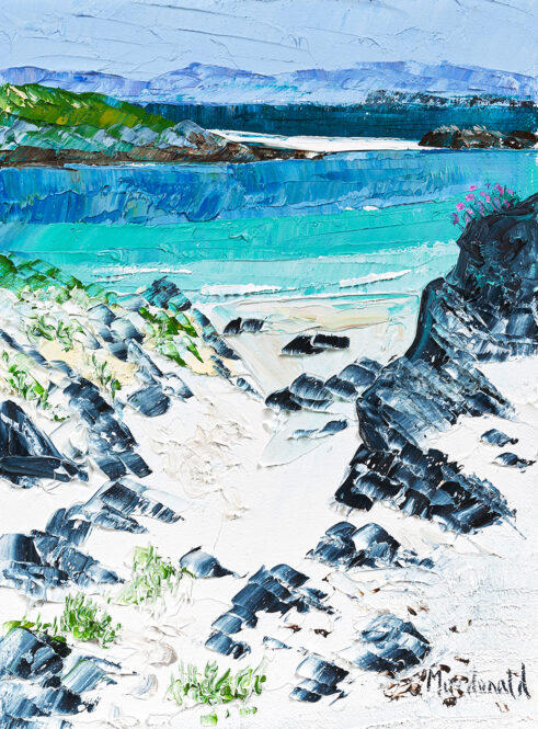 Sandy Pathway Between the Rocks, Iona