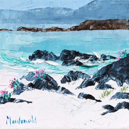 Towards the Gribun Cliffs, Mull, from Iona