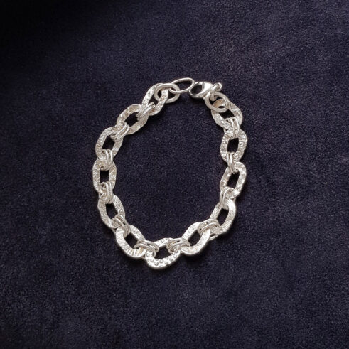 Ovals Double Link Bracelet Chain
