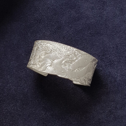 Swan and Bulrushes Bangle