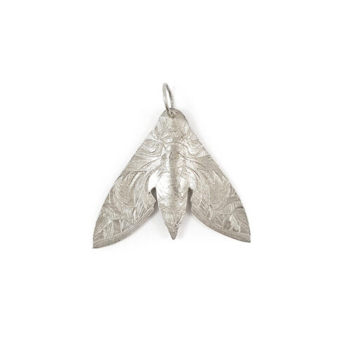 Convolvulus Hawk Moth and Green Man Pendant