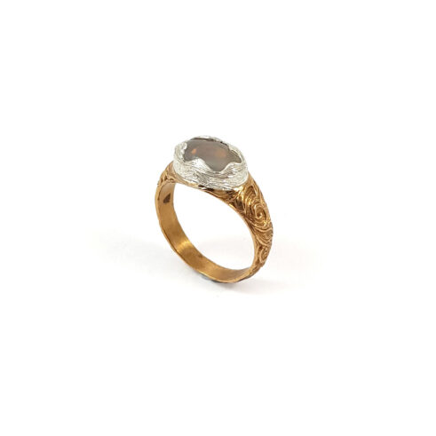 Bronze Moonstone Ring