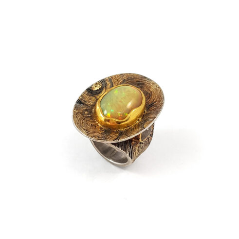 Ethiopian Opal Ring