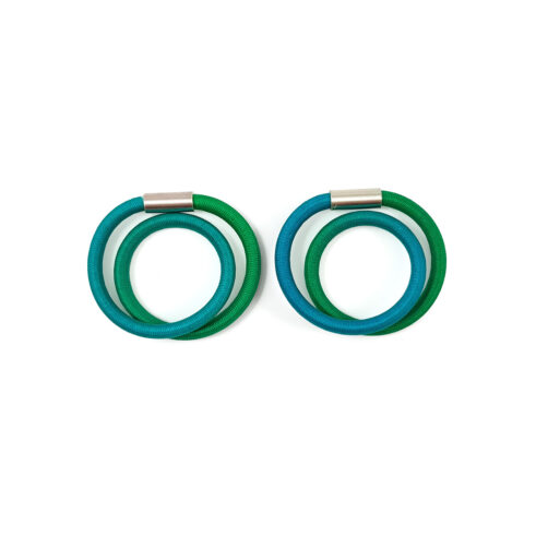 Large Twist Earrings (Algae Bloom)
