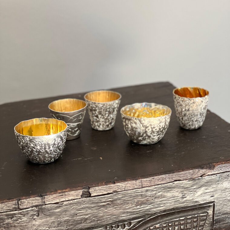 Selection of Beakers and Scroll Bowls