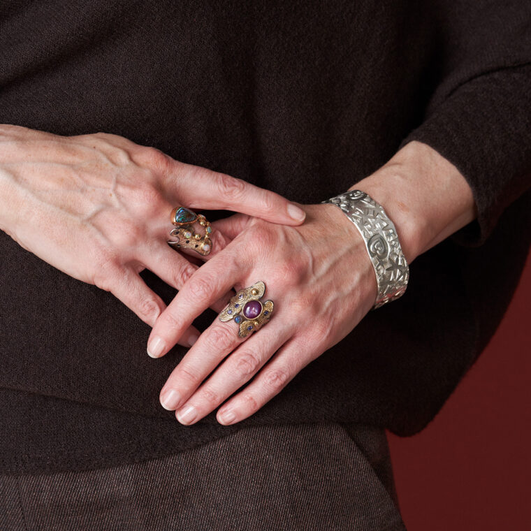 Selection of Malcolm Appleby Rings and Bangle