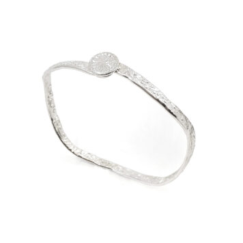 Scroll Die Flower Bangle