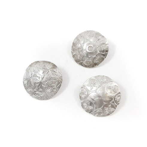 Floral Large I and II and Starflower Large Buttons