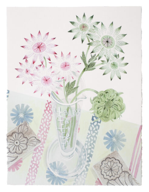 Astrantia and Marigold Seedhead