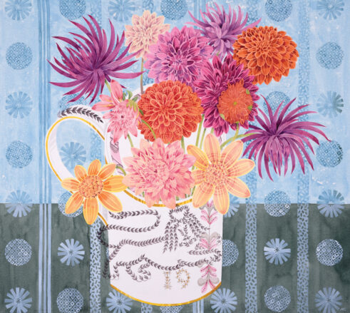 Dahlias and Guyatt Mug