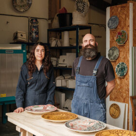 Vicky Lindo and Bill Brookes